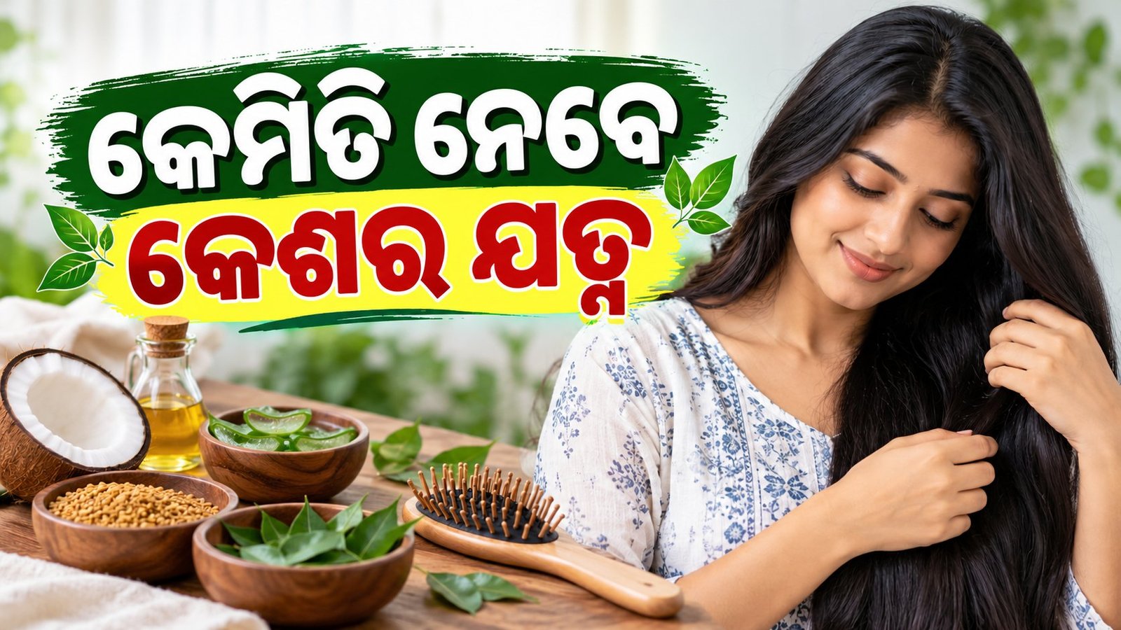 Hair Care Tips – କେଶର ଯତ୍ନ ପାଇଁ ୭ଟି ସହଜ ଉପାୟ