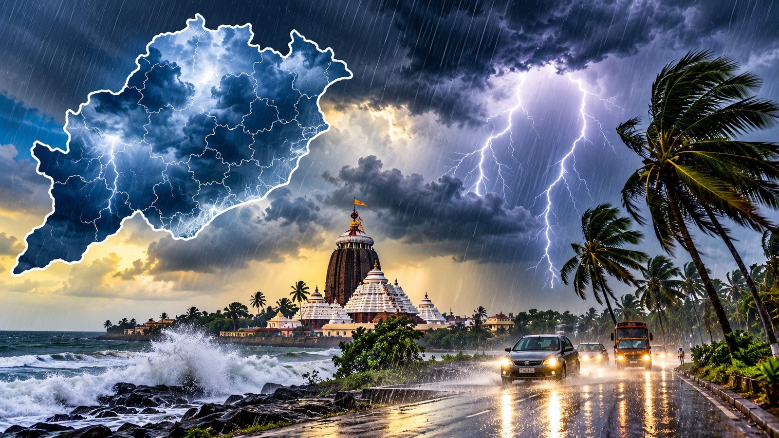 Odisha Weather Alert: Thunderstorm, lightning and heavy rain risk in Odisha on 17 and 18 October 2026
