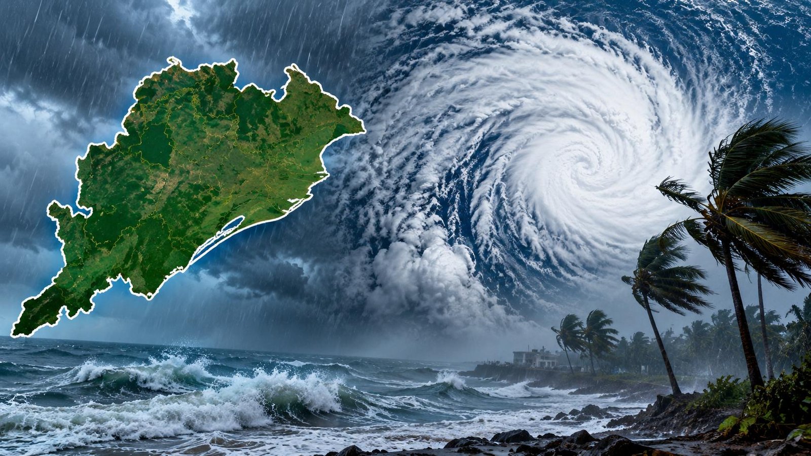 Odisha Weather Update with a possible low pressure system over the Bay of Bengal
