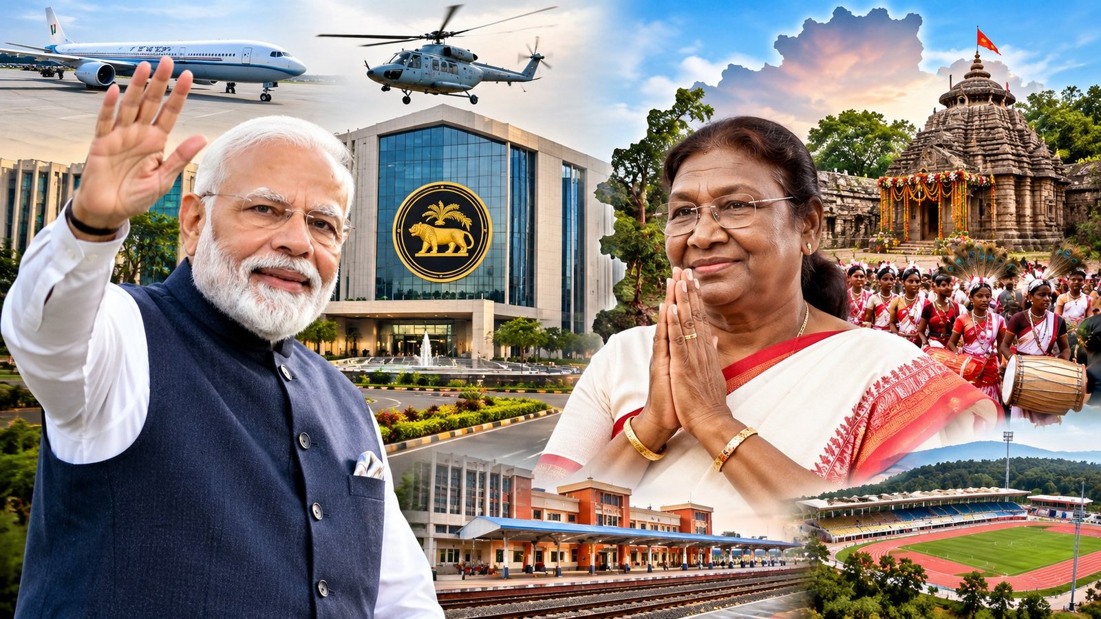 PM Modi Odisha Visit: PM Modi and President Droupadi Murmu Odisha Visit 2026